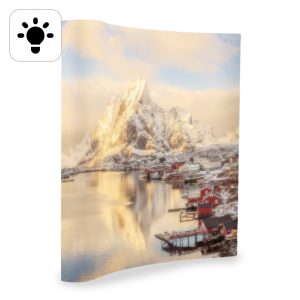 Messevegg Pop-up buet LED