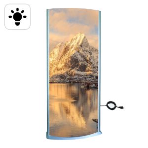 Elipse stående lysskilt