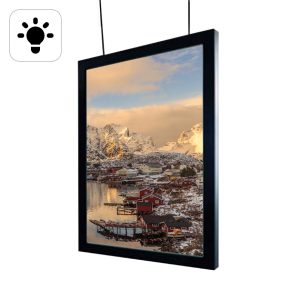 LED ramme utendørs tosidig