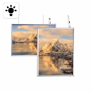 LED lysboks tosidig